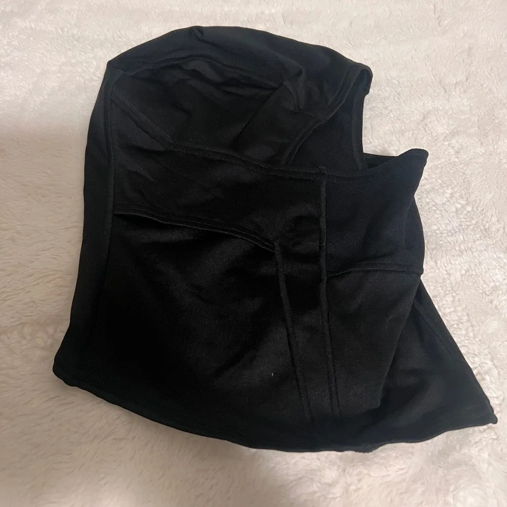 Adidas Alphaskin 3 Balaclava Mens One Size Black Silver Reflective Hood Ski Mask